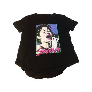 Official Selena Merchandise T-Shirt Women’s Neon Graphic | Size - L